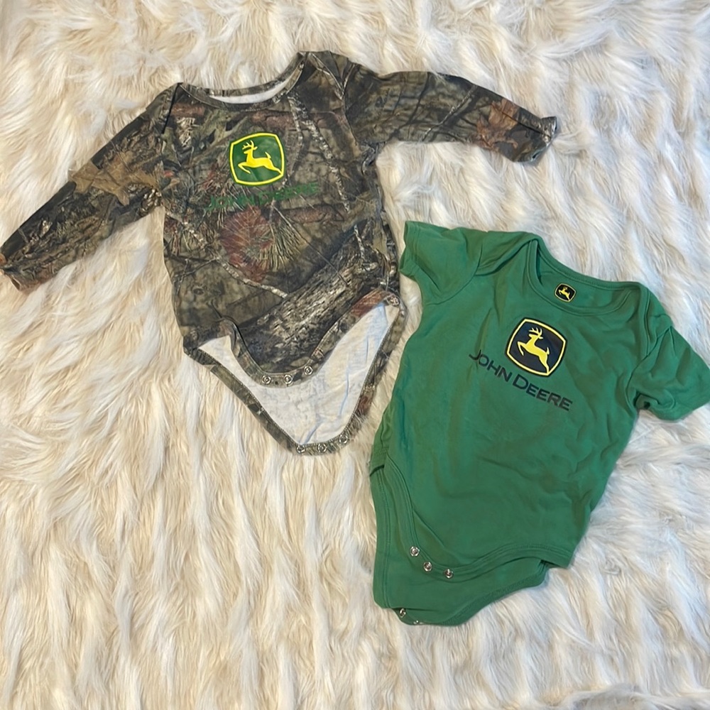 2 pack John Deere Onesies